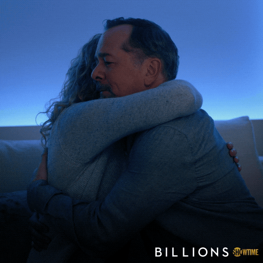 mike wagner hug GIF by Billions