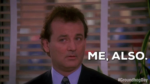 Giphy - Bill Murray GIF by Groundhog Day