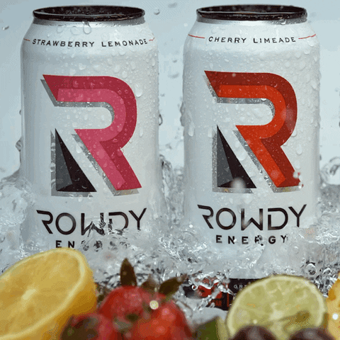 RowdyEnergy tasty waterfall refreshing rowdy GIF