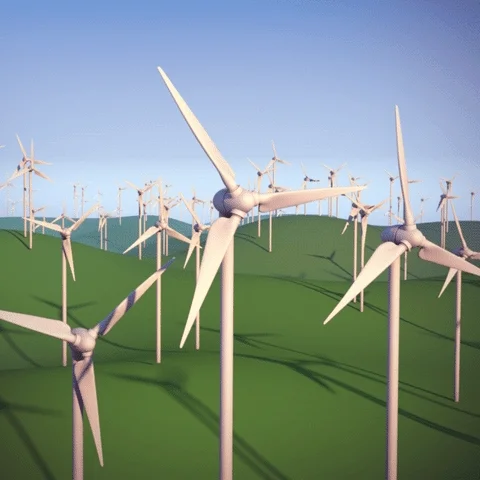 Wind Power Loop GIF by xponentialdesign