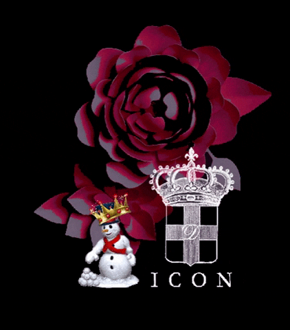 IconJewels christmas holiday flowers crown GIF