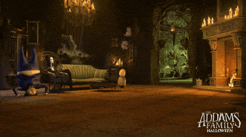 Drop It Trick Or Treat GIF by The Addams Family