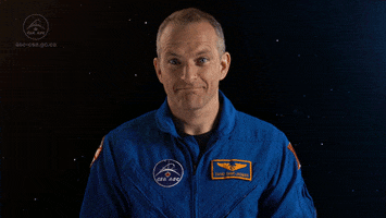 david saint-jacques good luck GIF by Canadian Space Agency