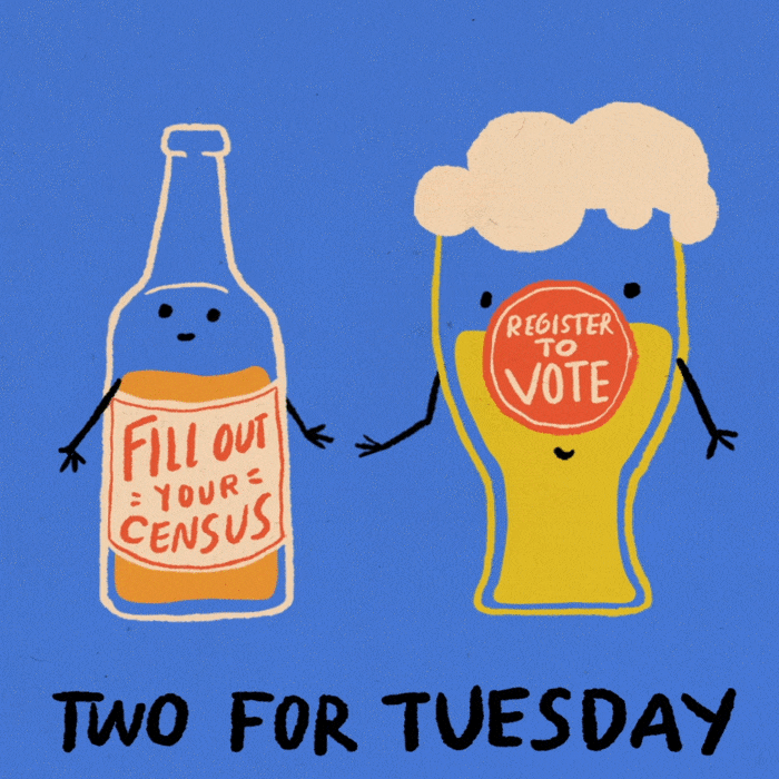 Beer Register To Vote GIF by #GoVote