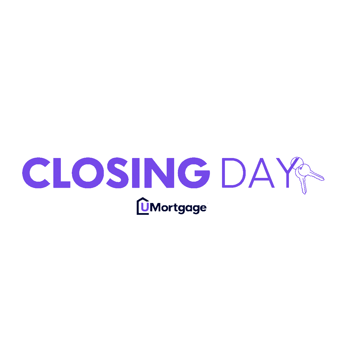 Real Estate Closing Day Sticker by UMortgage