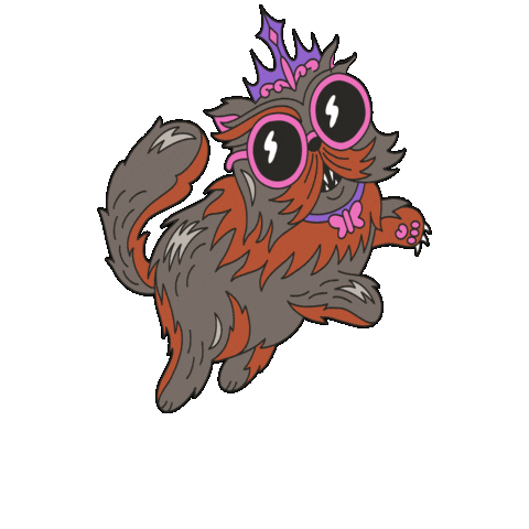 Cat Donut Sticker by Maeve Chocolate