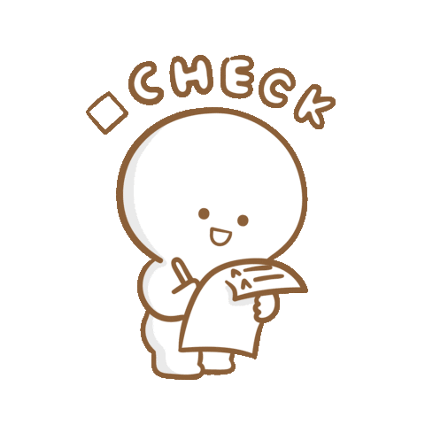 Check Checklist Sticker by baobaonevertell