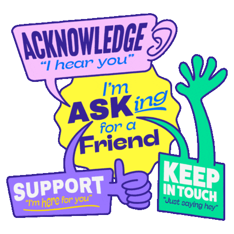 Acknowledge Mental Health Sticker by mtv