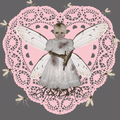 Dollholocaust art angel wings fairy GIF