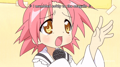 Anime Karaoke Gif
