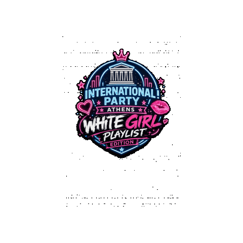 Party Girl Sticker by Internationallifeathens