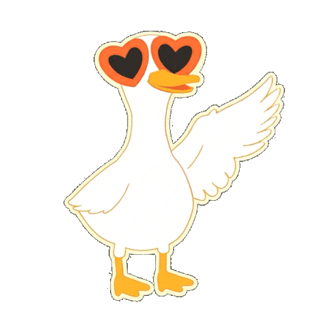 Goose Sticker by VRBA studio