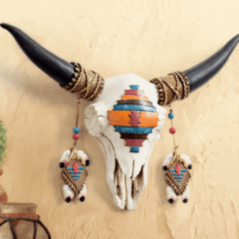 Decor Animalskull Black Grey Skull GIF
