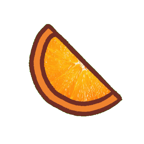 Orange Fruit Sticker by Ella's Kitchen