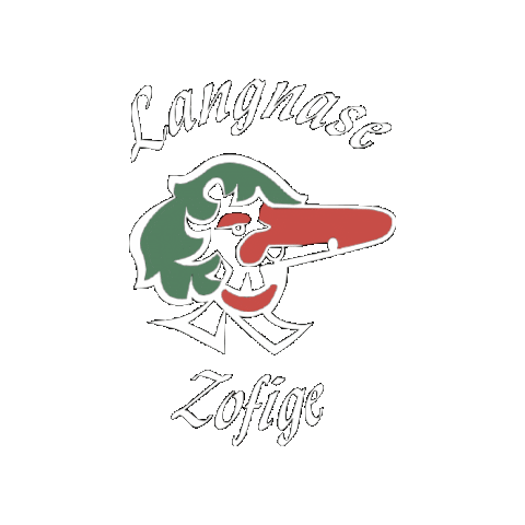 Langnase Zofige Sticker