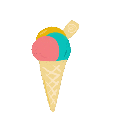 Happy Ice Cream Sticker by Matador Network