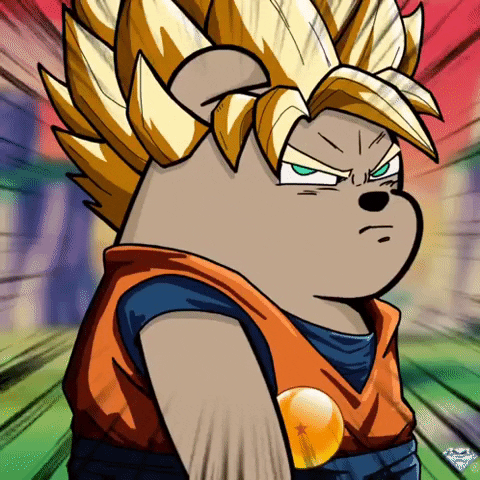 Come At Me Dragon Ball Z GIF by SuperRareBears