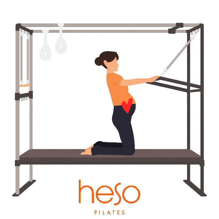 Pilates Maternity Sticker by heso