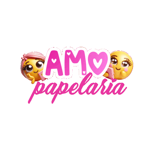 Rosa Papelaria Sticker