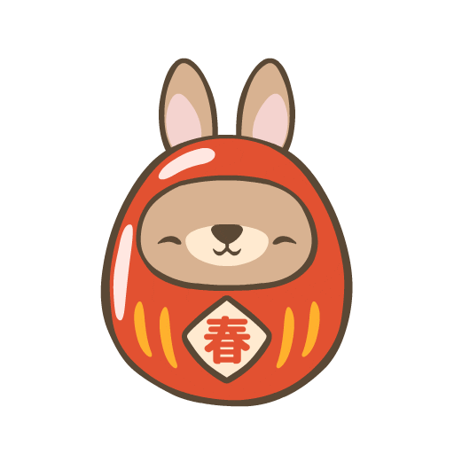 New Year Fox Sticker