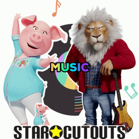 Sing Rock Star GIF by STARCUTOUTSUK
