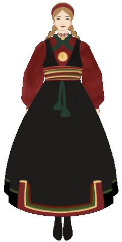 Bunad Sticker by Heimen Husfliden