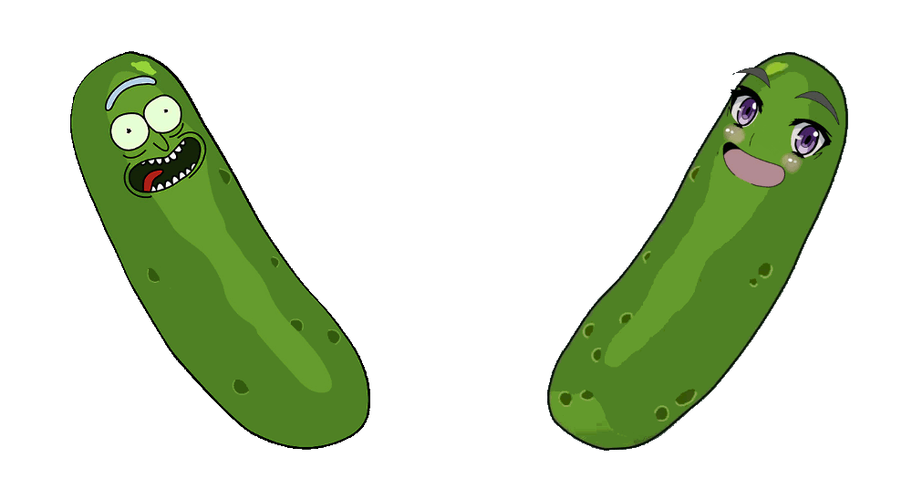 pull rick et morty pickle rick cornichon