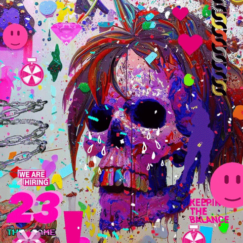 Skull Chaos GIF by Oddcity