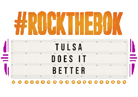 Oklahoma Tulsa Sticker by bokcenter