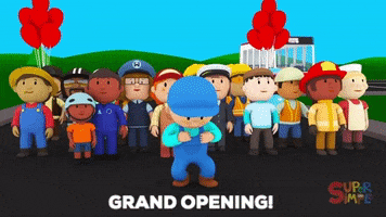 grand opening GIF by Super Simple