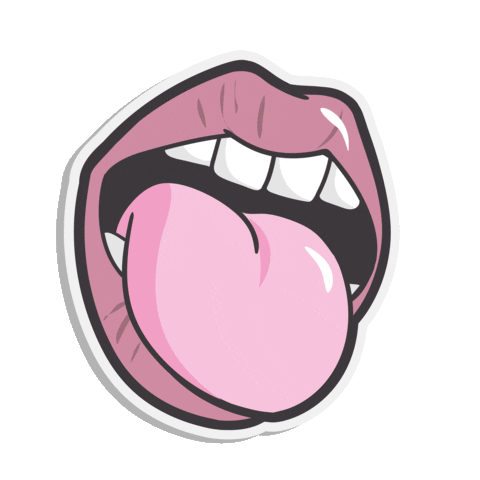 Tongue Adc Sticker by ADCE DESIGN