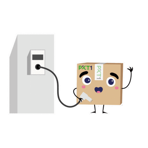 Caja Electrolinera Sticker by PKT1 centro de envíos