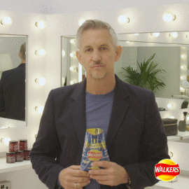 gary lineker surprise GIF by Walkers Crisps