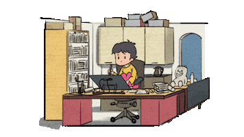 Work Comics Sticker