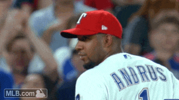 texas rangers wink GIF by MLB