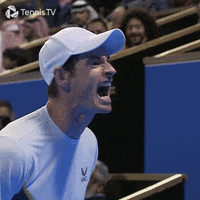 Celebrate Andy Murray GIF by Tennis TV