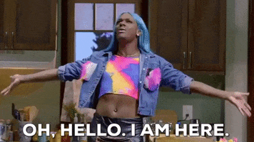 I Am Here Hello GIF by BET Plus