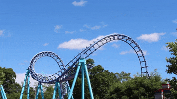 Roller Coaster Boomerang GIF by Lake Compounce