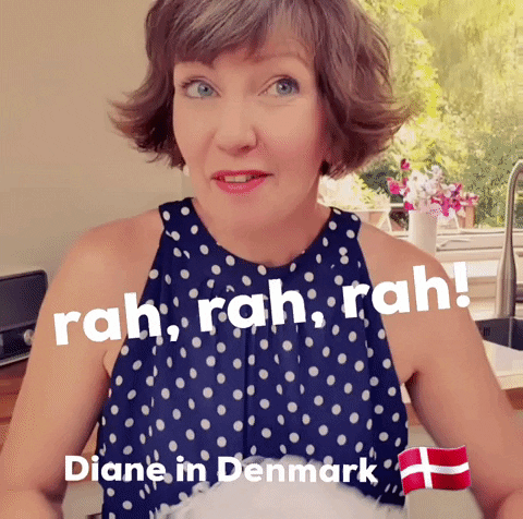 Happy Cheer Squad GIF by Diane in Denmark