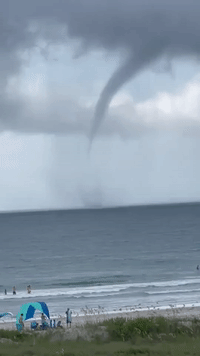 'That is Wild': Waterspout Spins Off North Carolina Coast
