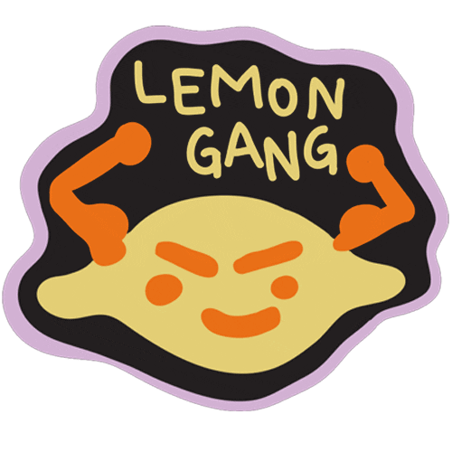 Lemon Gang Sticker by Chloe Lilac