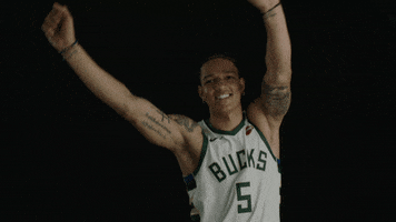 happy milwaukee bucks reaction pack GIF by Milwaukee Bucks