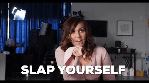 Slap-yourself GIFs - Get the best GIF on GIPHY
