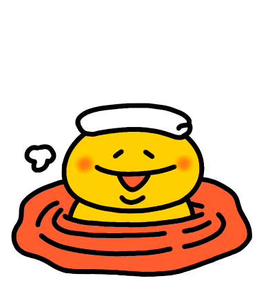 Character Onsen Sticker