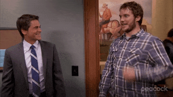 Excited Chris Pratt GIF by Parks and Recreation