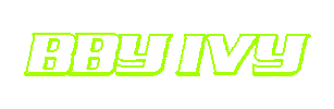 Bby Ivy Music Sticker