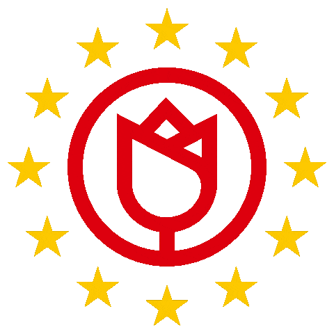 Flag Europe Sticker by NRW Jusos