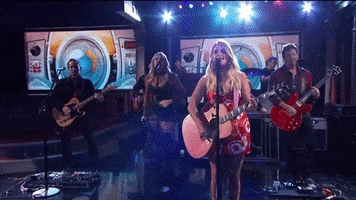 Miranda Lambert Guitar GIF by The Late Show With Stephen Colbert