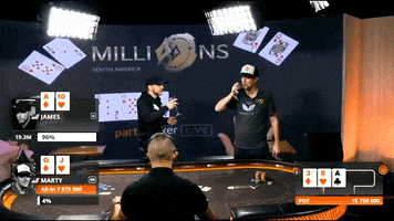 Celebration Winner GIF by partypokerLIVE