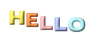 Animal Crossing Hello Sticker